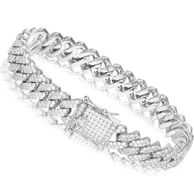 Miami Cuban Diamond Bracelet
