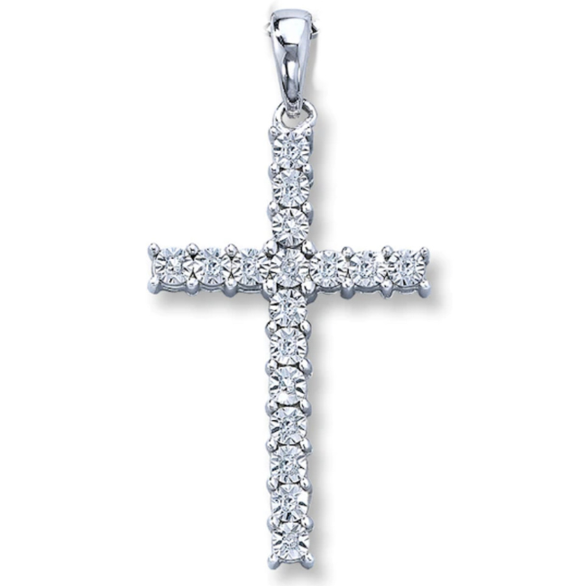 Diamond Cross Pendant