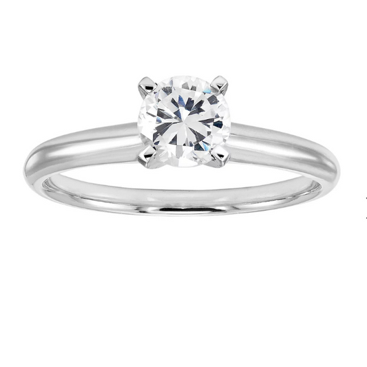Solitaire Diamond Engagement Ring